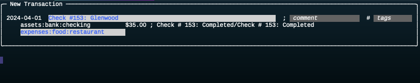 Review Completed Fill